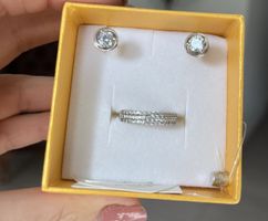 Neuf : ensemble de bijoux en argent