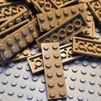 Lego 30x Platten 2x6 (3795) dark Tan