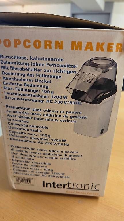 Appareils de cuisine: Popcorn Maker Intertronic – D'occasion à Blumenstein par marycherry 2