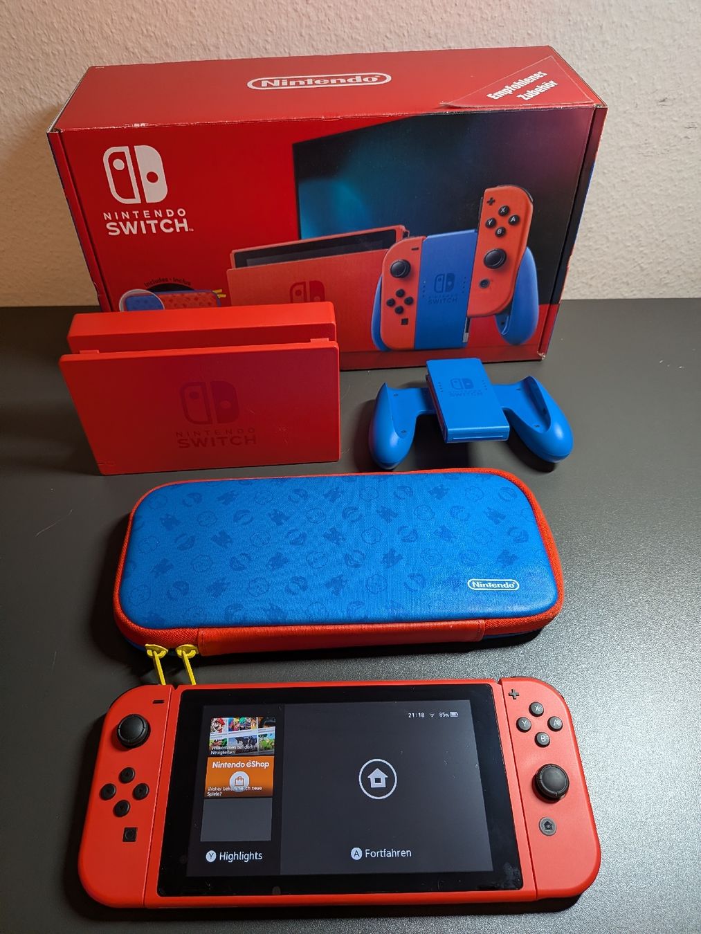 Nintendo Console: Nintendo Switch Mario Red & Blue Edition + Games – Usato da Winterthur venduto da user_1234567 3