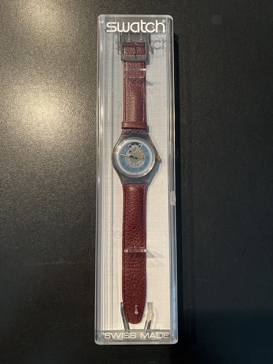 Swatch Orologi: Swatch Automatic (SAM100) Rubin - 1. Version – Nuovo e nell'imballaggio originale da Künten venduto da Spike17