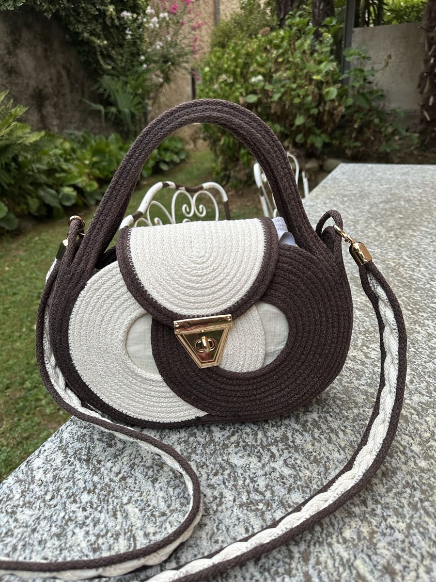 Sacs femmes: Borsa a tracolla, in corda di cottone – Neuf avec emballage d'origine à Lugano par Nicky-made9 1