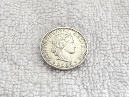 20 centimes/rappen 1884