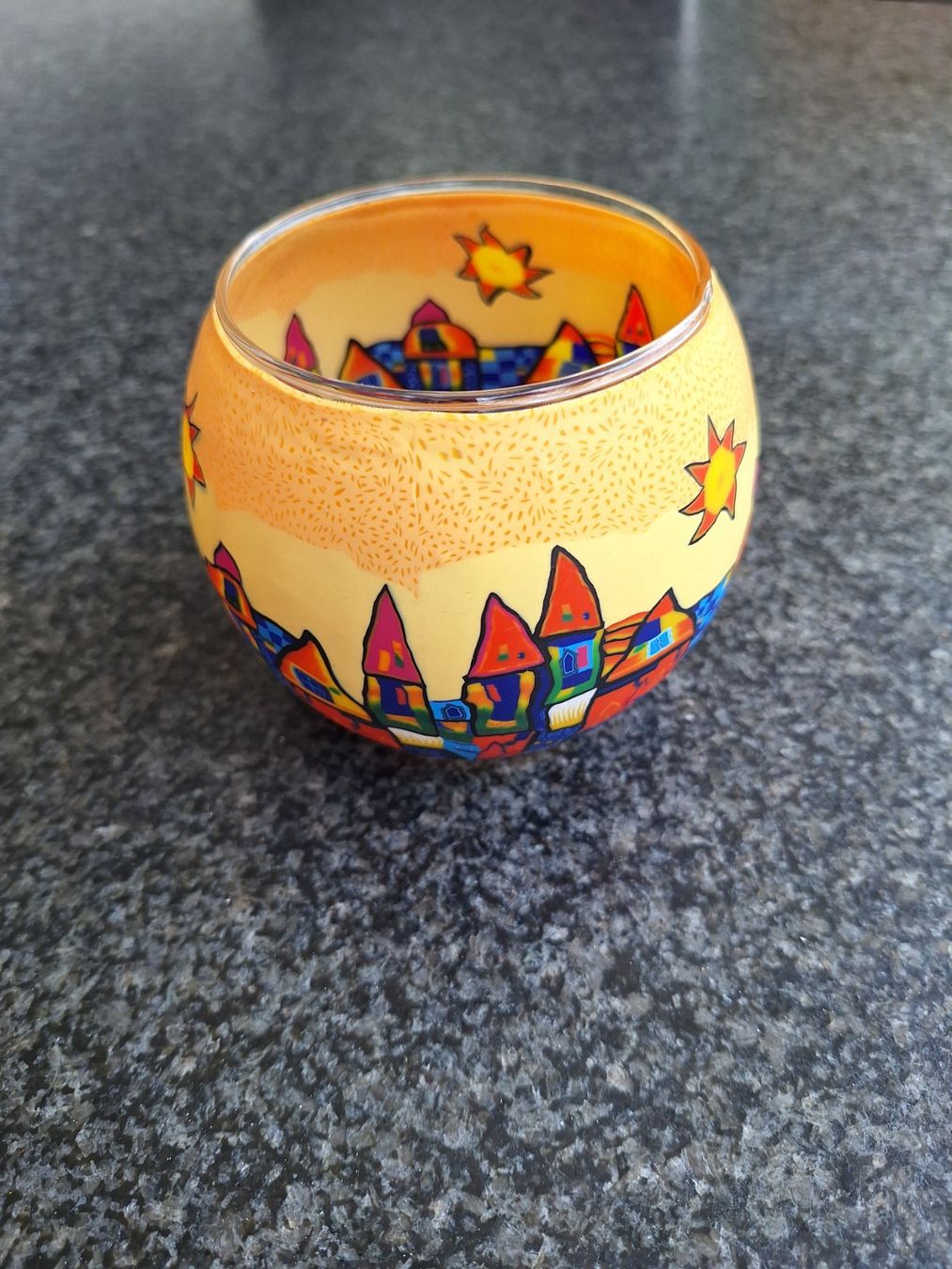Tutte le decorazioni: Hellmann Leuchtglas Nr. 0815, Häuser, neu, Top Zustand – Nuovo e nell'imballaggio originale da Luzern venduto da Joker84 1