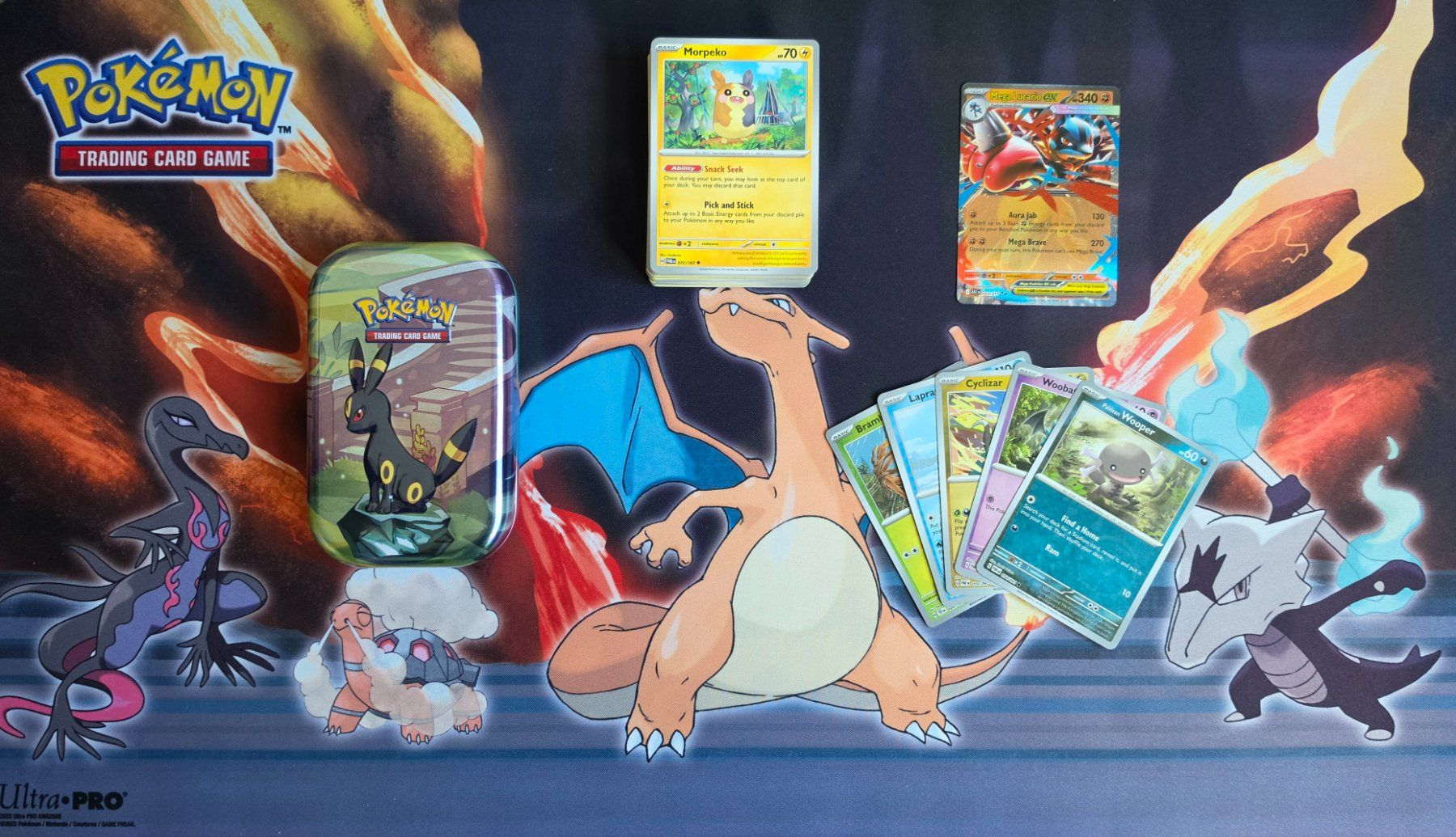 Pokémon Sammelbilder & Trading cards: Pokémon Mini-Tin Karten-Set mit EX-Karte – Gebraucht aus Belp von Lacorte