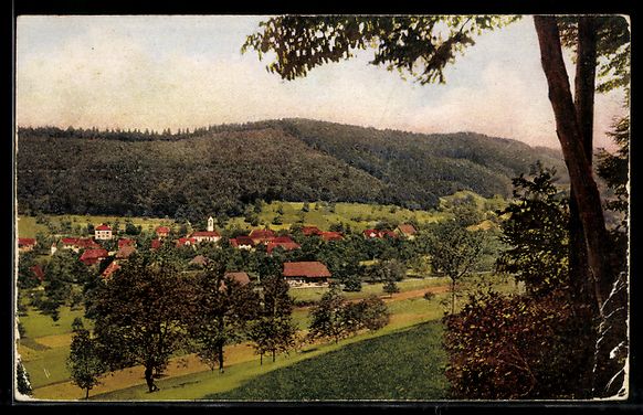 Cartoline postali: AK Kirchleerau, Teilansicht vom Ort – Usato da Berlin venduto da bartko-reher
