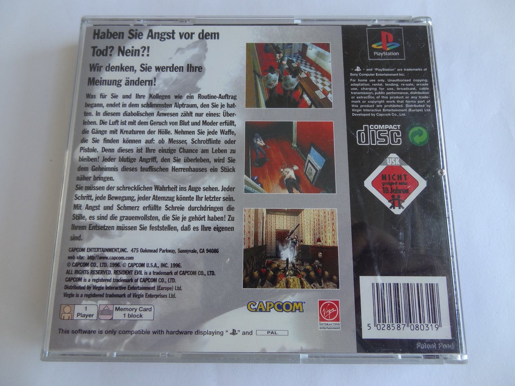 Capcom Giochi: Resident Evil PS1 PAL – Usato da Lyss venduto da Famicom 1
