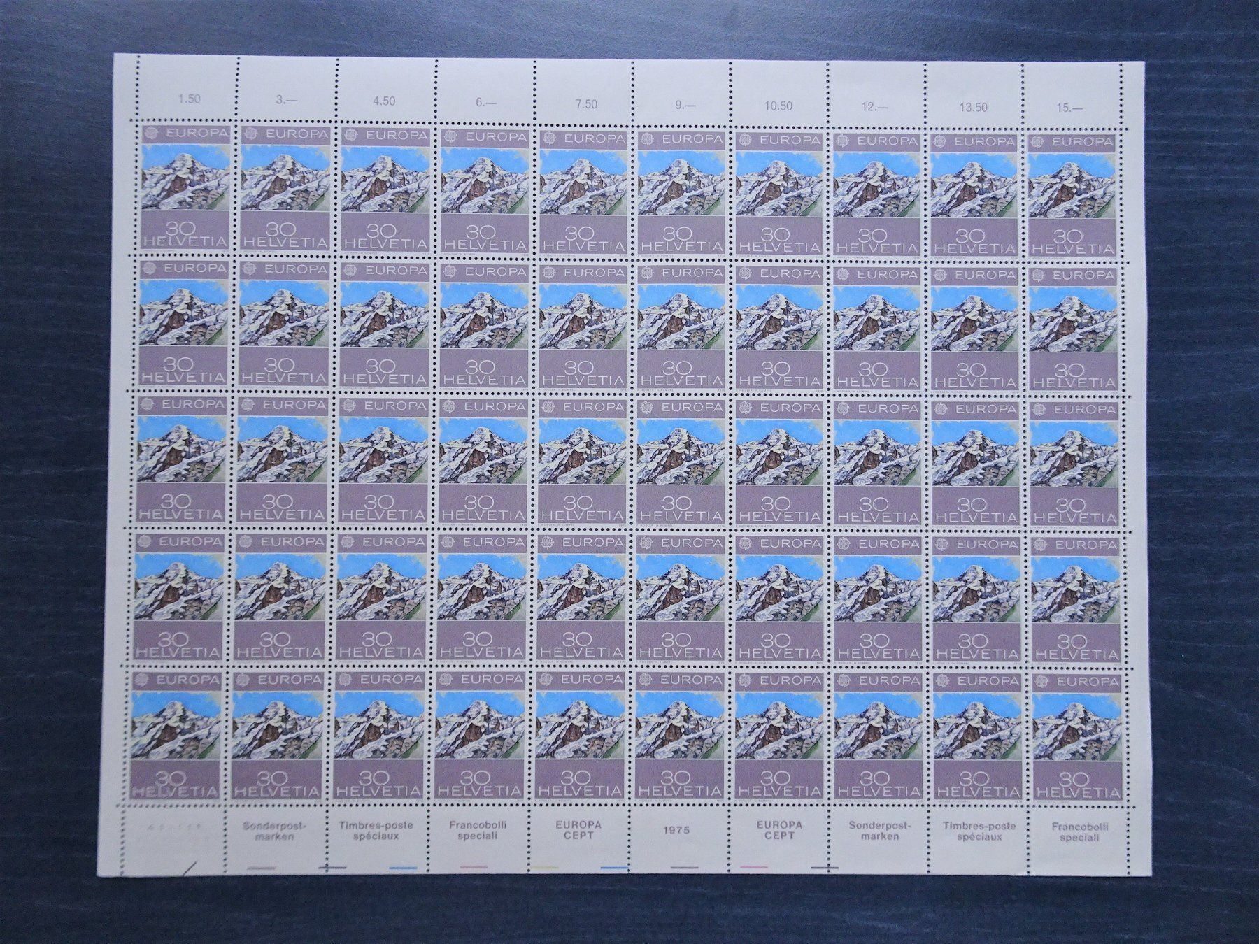 Tous les timbres: 1975** – Neuf (Voir description) à Aadorf par Chnorli-Furz