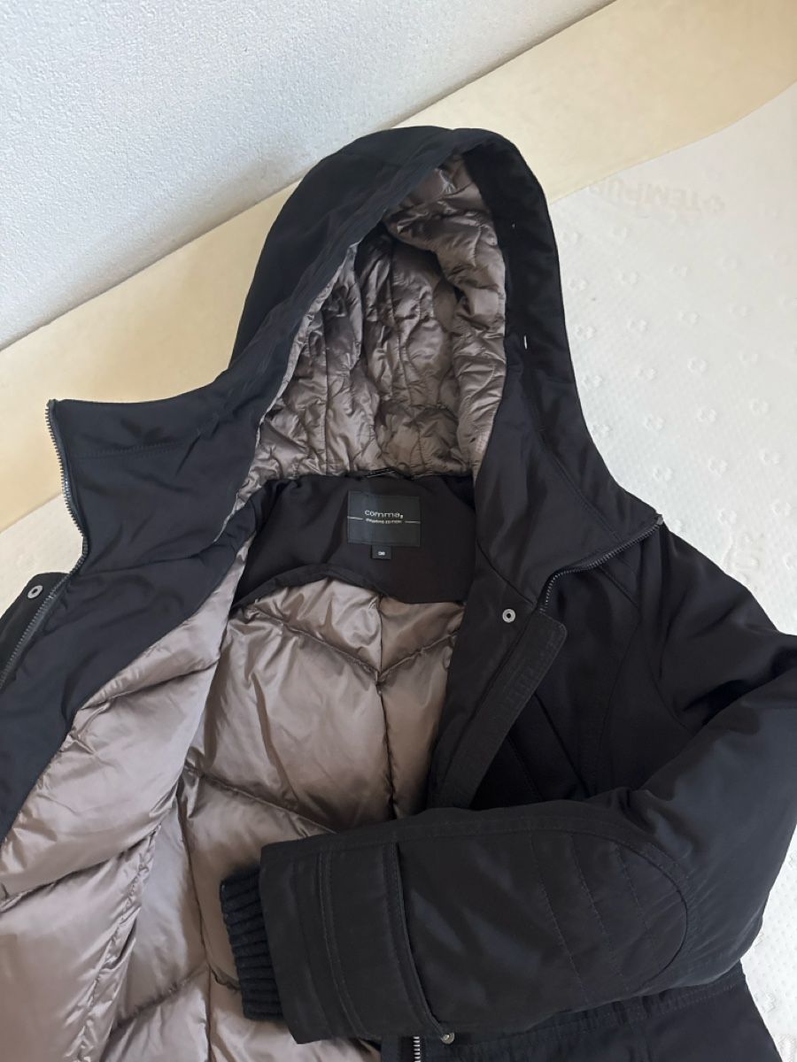 Comma Mäntel: Wintermantel COMMA schwarz Gr. 38 – Gebraucht aus Fürstenau von Du-01