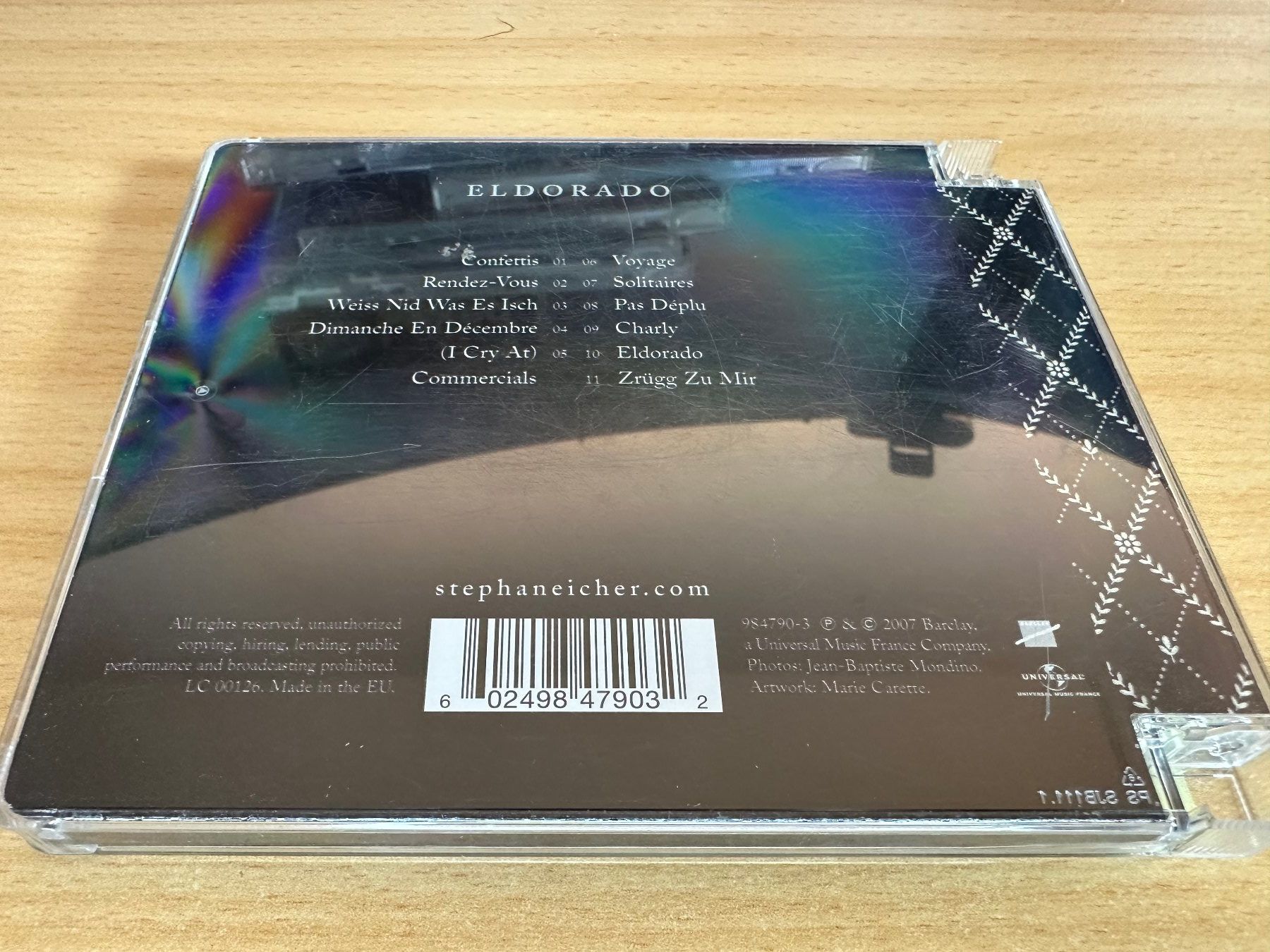 CD: Stephan Eicher – Eldorado – Usato da Rikon im Tösstal venduto da Alpenmutz 1
