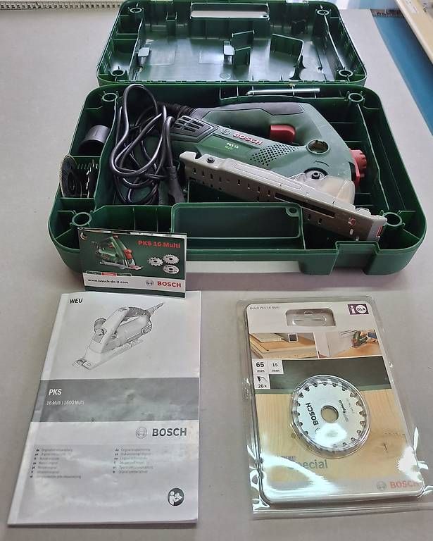 Bosch Seghe: Bosch PKS 16 Multi Handkreissäge mit Koffer – Usato da Rüti ZH venduto da Liliane_market