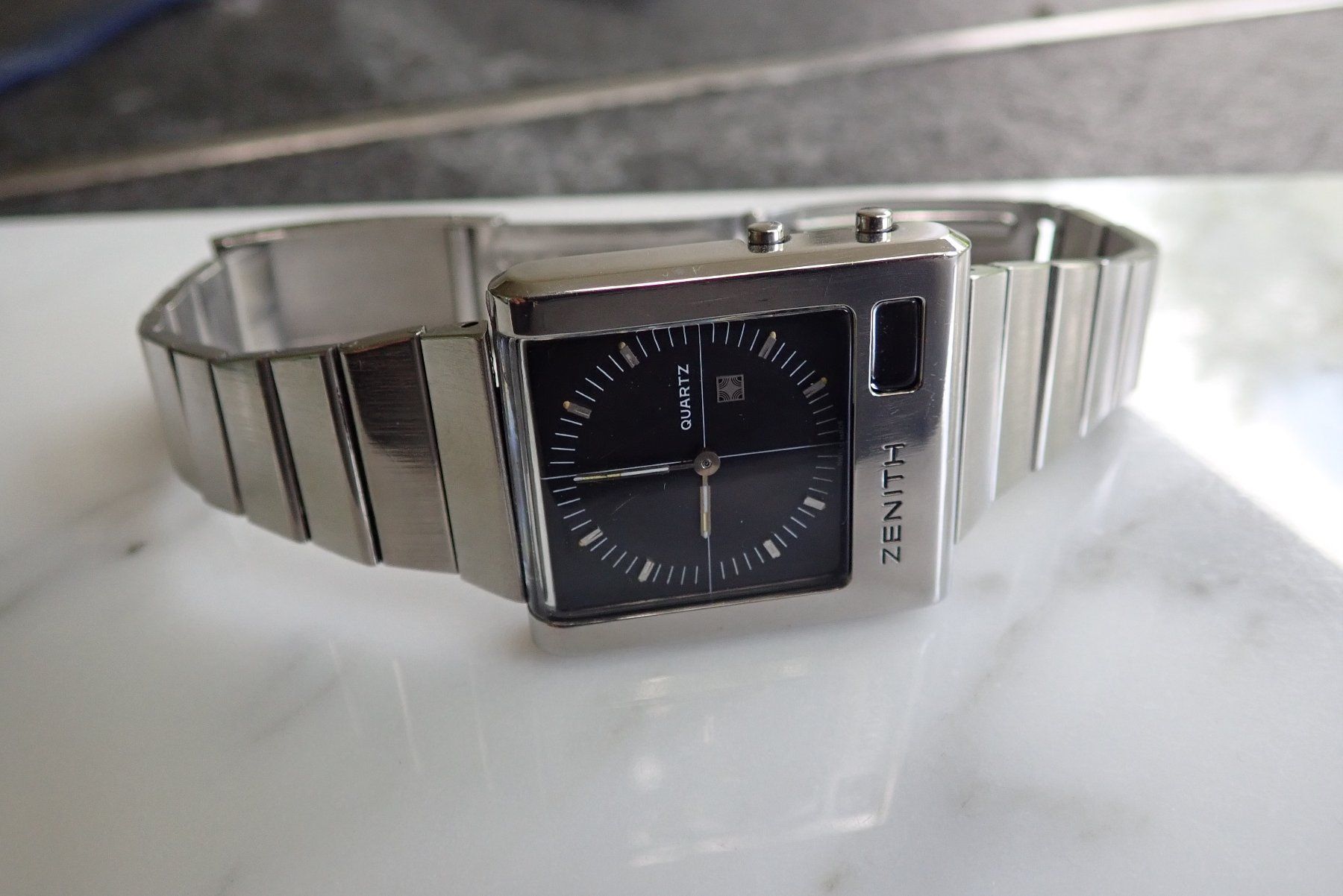 Zenith Orologi: VINTAGE!! ZENITH QUARTZ DIGITAL DEFEKT. – Difettoso da Wohlen AG venduto da superwatchesteam 1