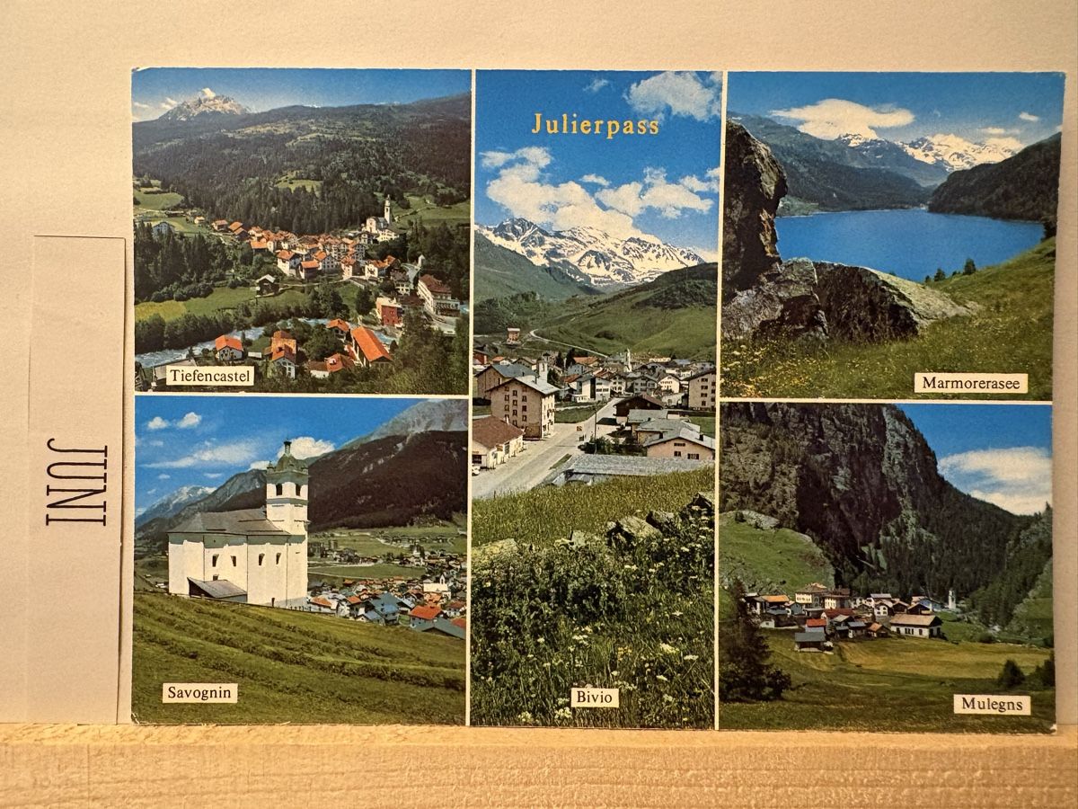 Cartoline postali: AK von Julier Pass – Usato da Rümlang venduto da Kartenpost1