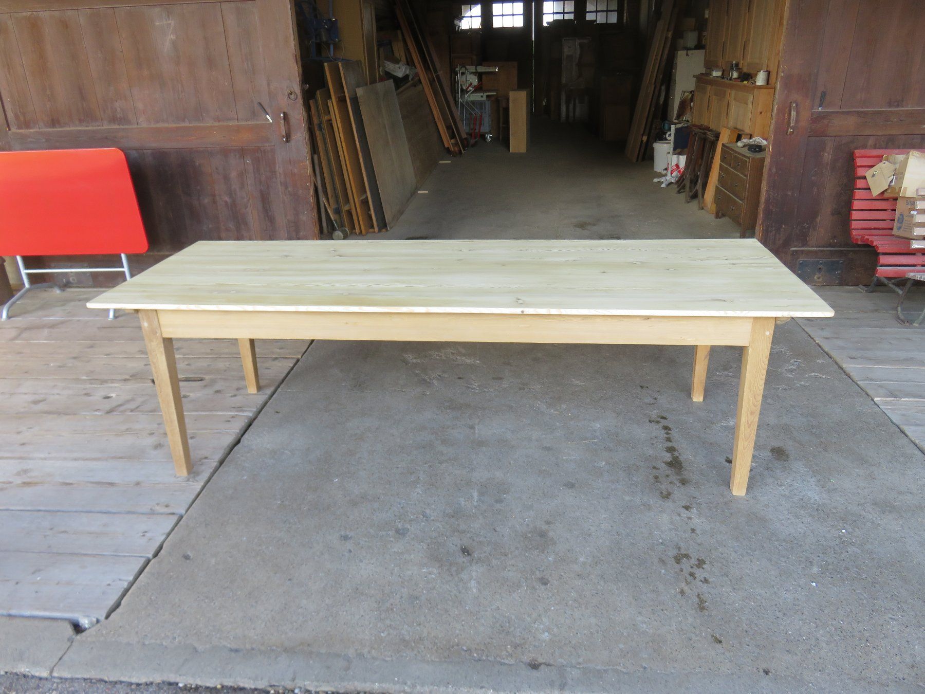 Tables: antiker Biedermeier Tannentisch 260cm – D'occasion à Ruswil par Mfladibus 1