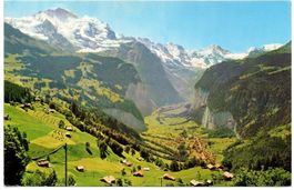 WENGEN Lauterbrunnen mit Jungfrau und Breithorn