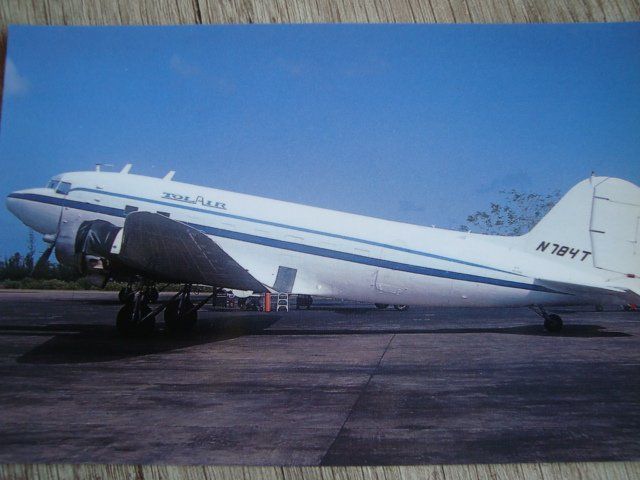 Ansichtskarten: Tol Air DC-3C N784T – Neu und originalverpackt aus Thun von Abigboss