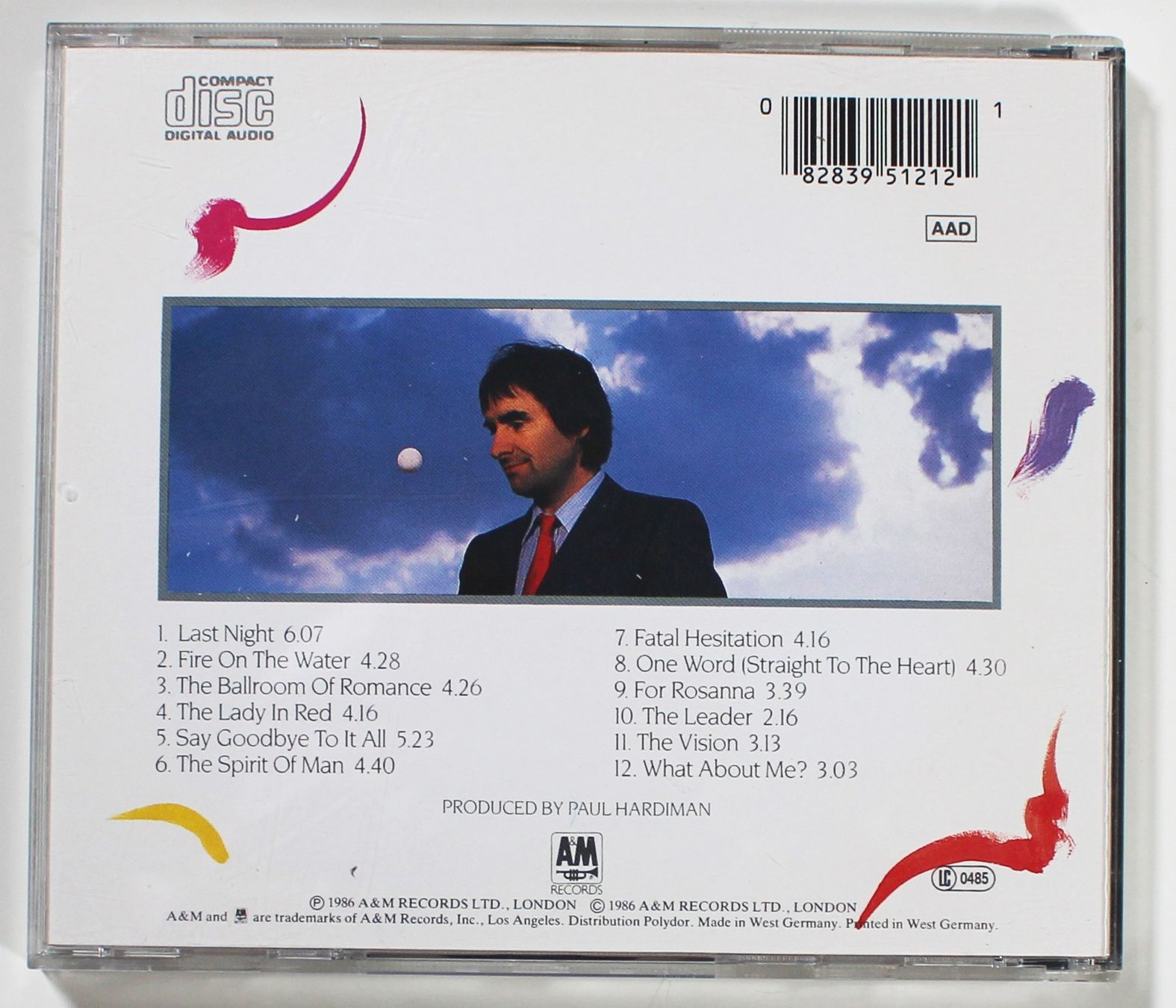 CDs: CD - CHRIS DE BURGH - INTO THE LIGHT 1. Auflage 1986 – Gebraucht aus Brüttisellen von Collector-Corner 2