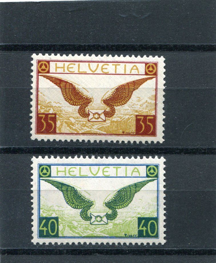 Tutti i francobolli: 1929 Flugpost Nr. 14-15 postfrisch – Usato da Winterthur venduto da Kyoung
