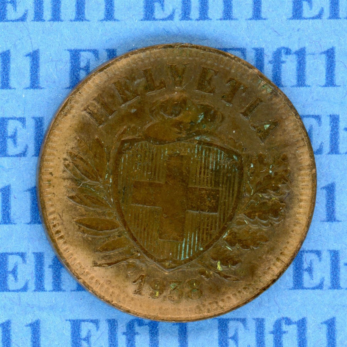 Tutti le monete: CHF___0.02 1938 ss-vz 2 Rappen – Usato da Widnau venduto da Elf11