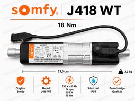 Somfy J418 WT absolute Neuware stärkster Storenmotor