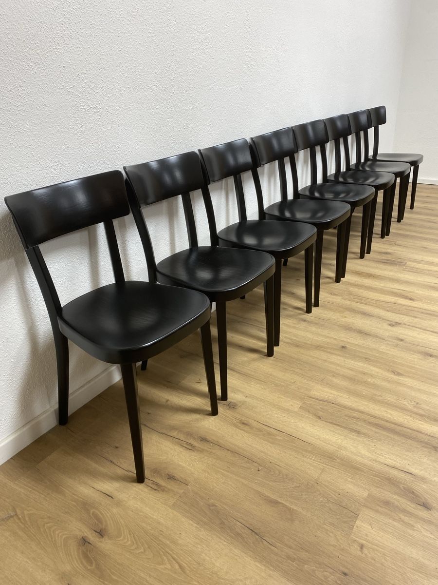 Sedie: 8er Set Beizenstühle schwarz – Usato da Basel venduto da MoebelSackmann