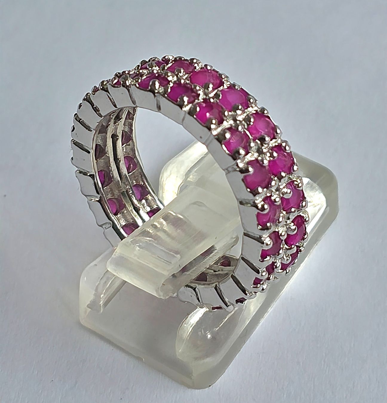 Anelli: Ring Silber Rubin Grösse 57 Neu – Nuovo (secondo la descrizione) da Zürich venduto da adriben 2
