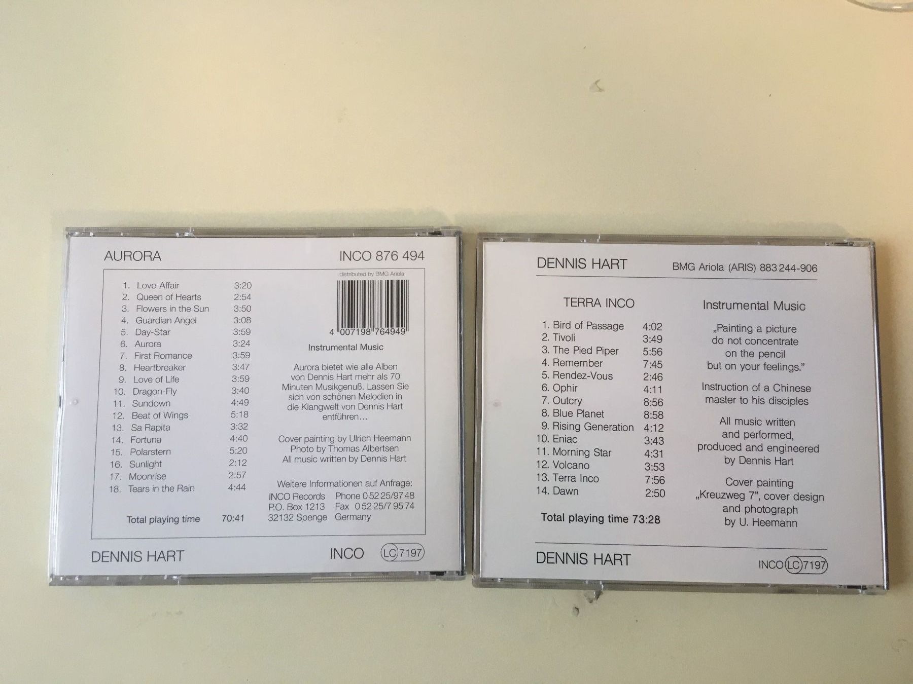 CDs: Dennis Hart 2 CD-Sammlung New Age – Gebraucht aus Rüti ZH von Ochello 1