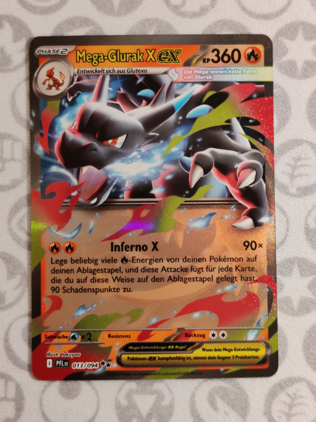 Pokémon Carte collezionabili: #2 Pokémon Mega Glurak X ex PFL 013/094 DE – Nuovo (secondo la descrizione) da Steffisburg venduto da HMStufi