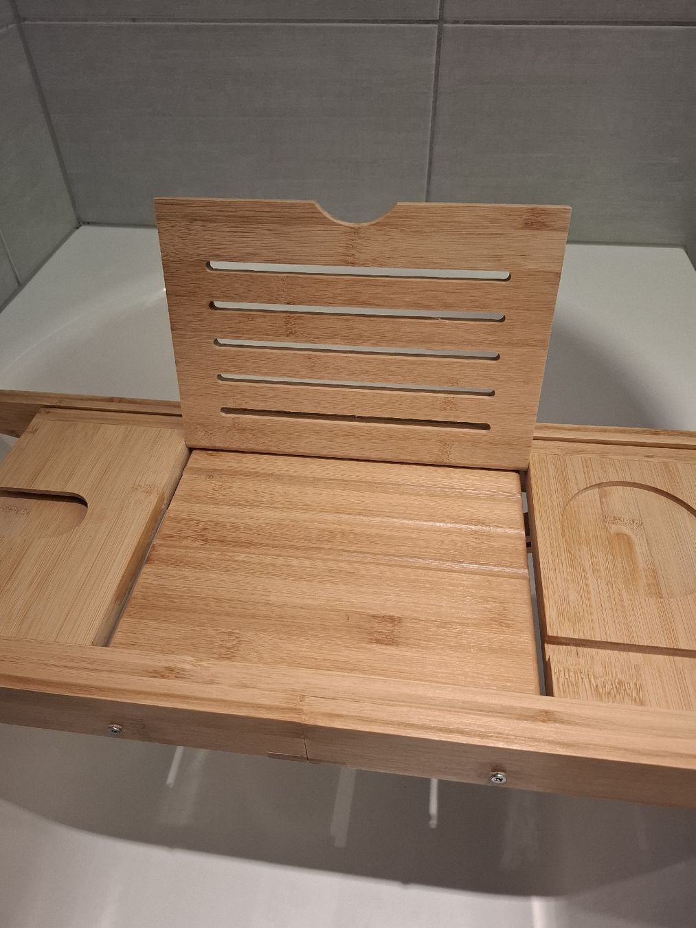 Ripiani per scaffali: Plateau de bain en bambou ajustable – Nuovo (secondo la descrizione) da Neuchâtel venduto da FloKo88 1