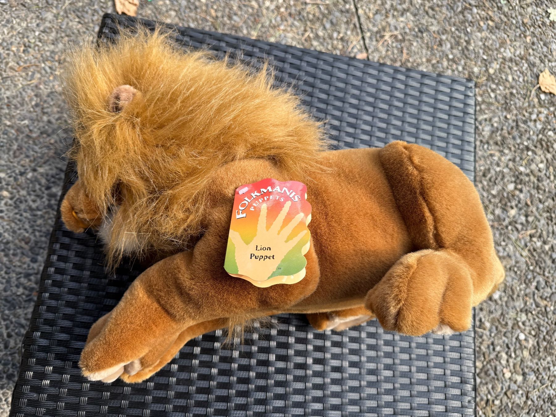 Bambole: Folkmanis Handpuppe Löwe – Nuovo (secondo la descrizione) da Unterseen venduto da delago54