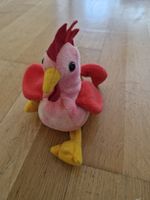Plüschtier Ty Beanie Babies Strut Hahn bunt gebraucht