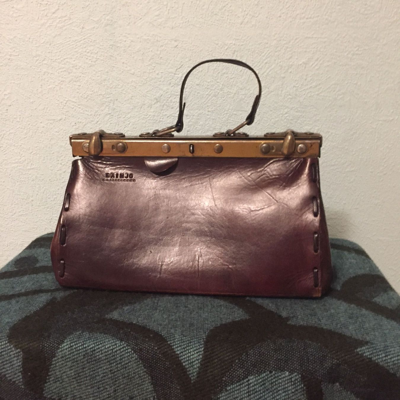Taschen für Damen: Rare Sac vintage cuir chocolat – Gebraucht aus Genève von ct_fqr8