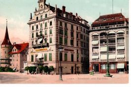 Luzern - Schwanen und Rigi Hôtel