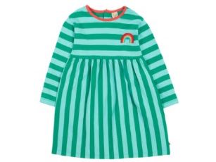 Frugi Kleid Gr. 116/122 (6-7 J.) Neu mit Etikett Rainbow