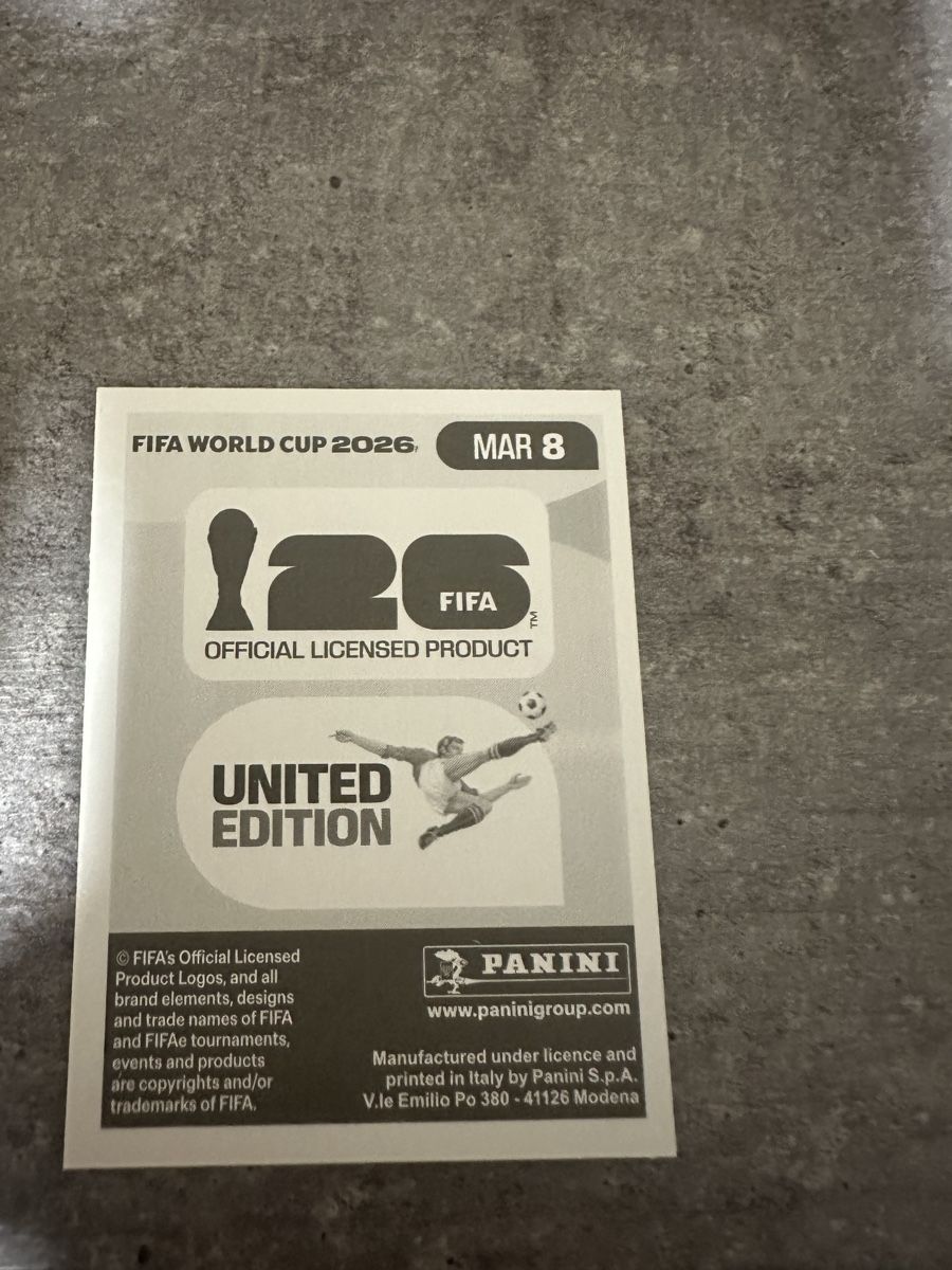 Panini Carte collezionabili: MAR 8 , FIFA WORLD CUP 2026 PANINI – Nuovo (secondo la descrizione) da Frauenfeld venduto da 1PegPeg1 1