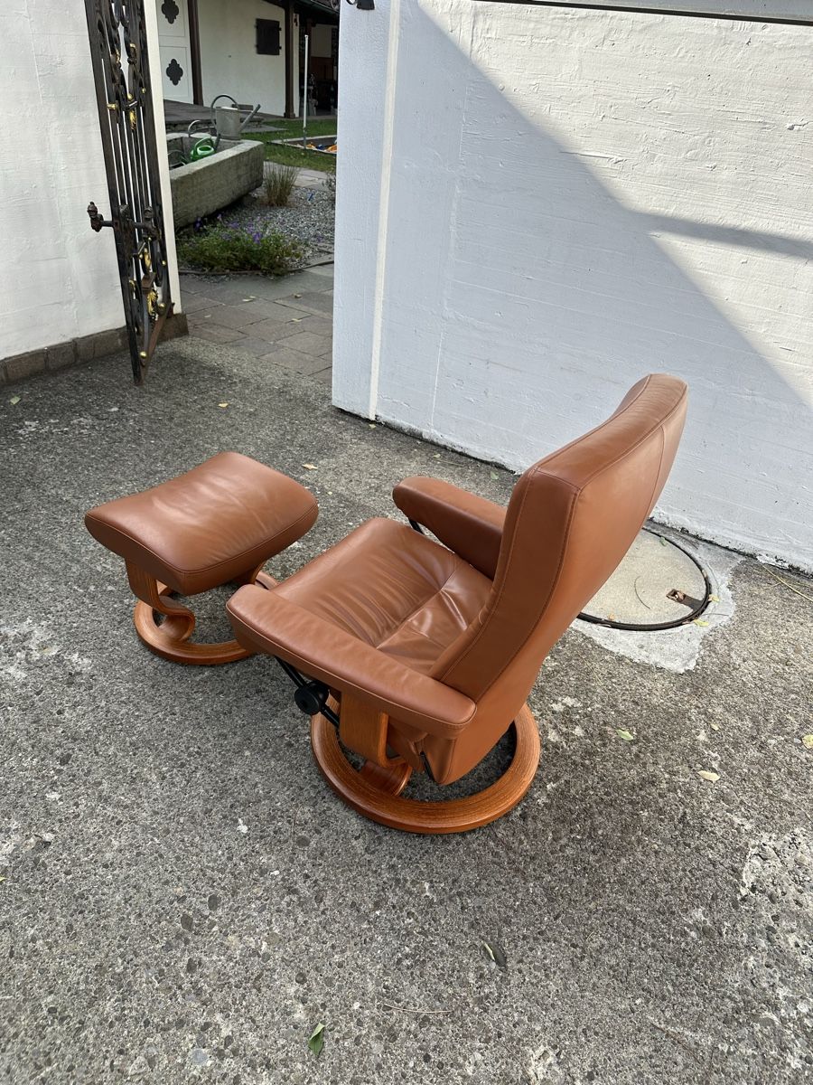 Stressless Sessel: Sessel Stressless mit Fusshocker – Gebraucht aus Villmergen von Bezdupe 9