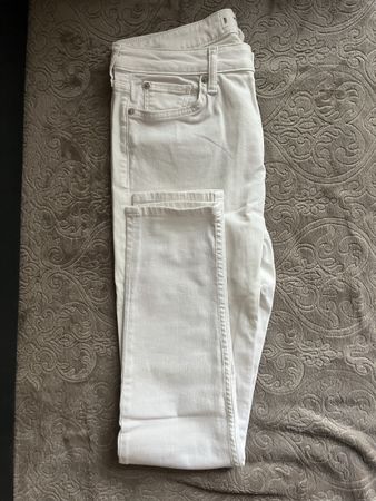 Jean femme blanc