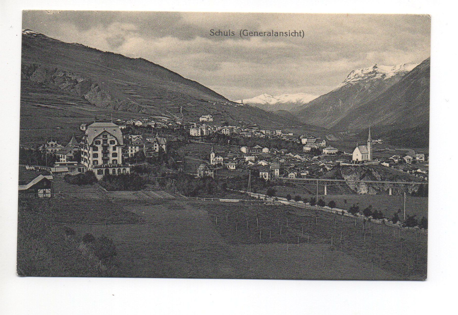 Cartes postales: SCHULS Generalansicht - Edit. Ant. Valentin Schuls – Neuf (Voir description) à Jona par philajona