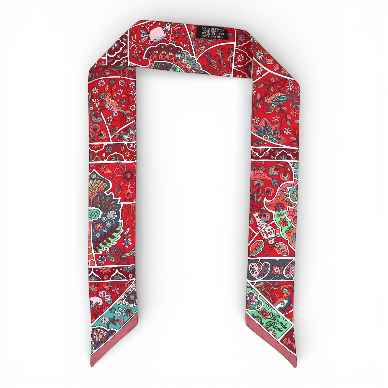 Hermès Foulard & Sciarpe: Hermès Twilly "Au pays des Oiseaux" – Usato da Binningen venduto da Designerlabels 4