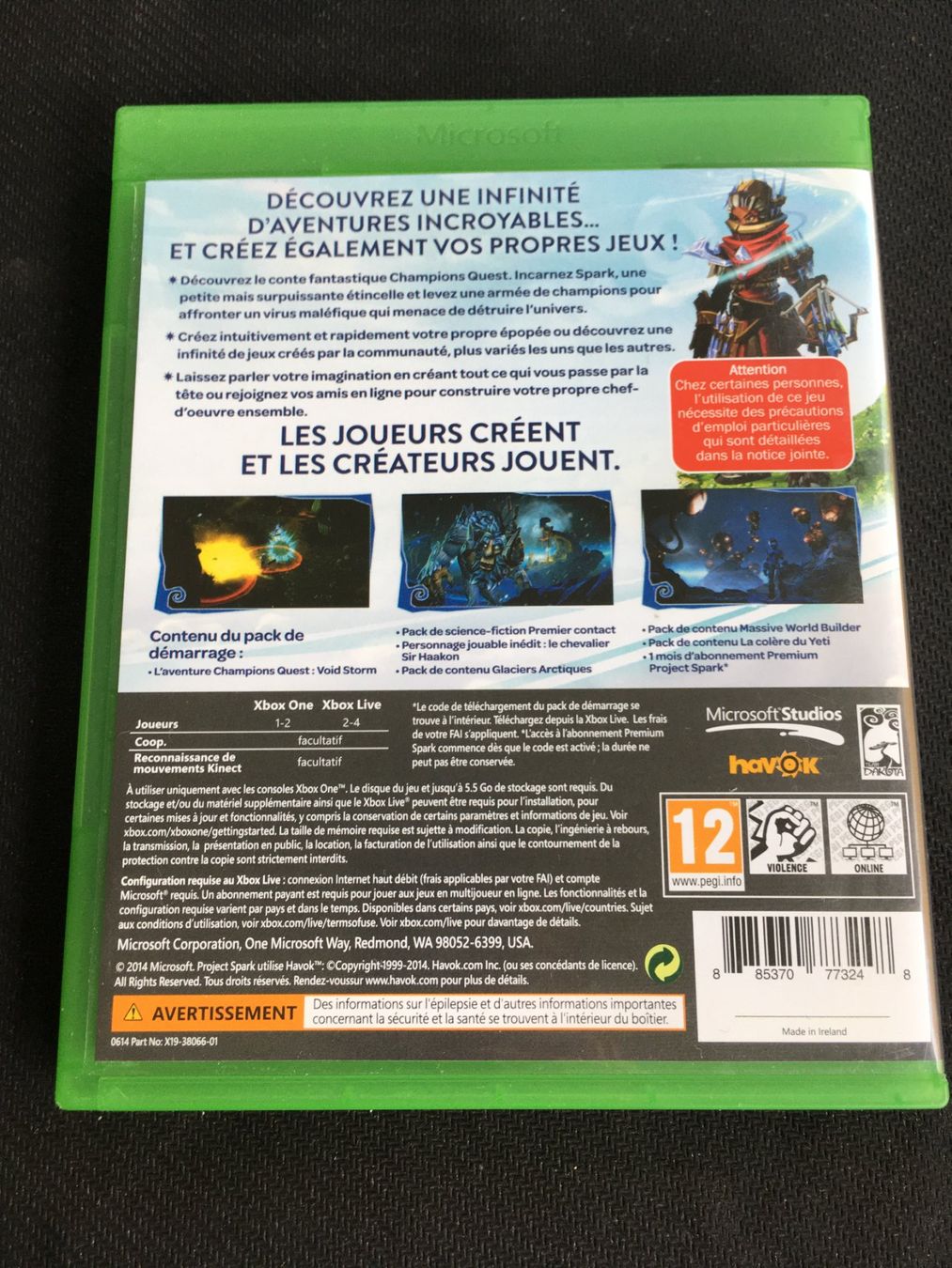Microsoft Giochi: Project Spark - Xbox One Game – Usato da St.Gallen venduto da Punktchen01 1