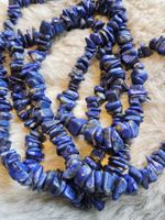 Lange köngisblaue Lapislazuli Halskette