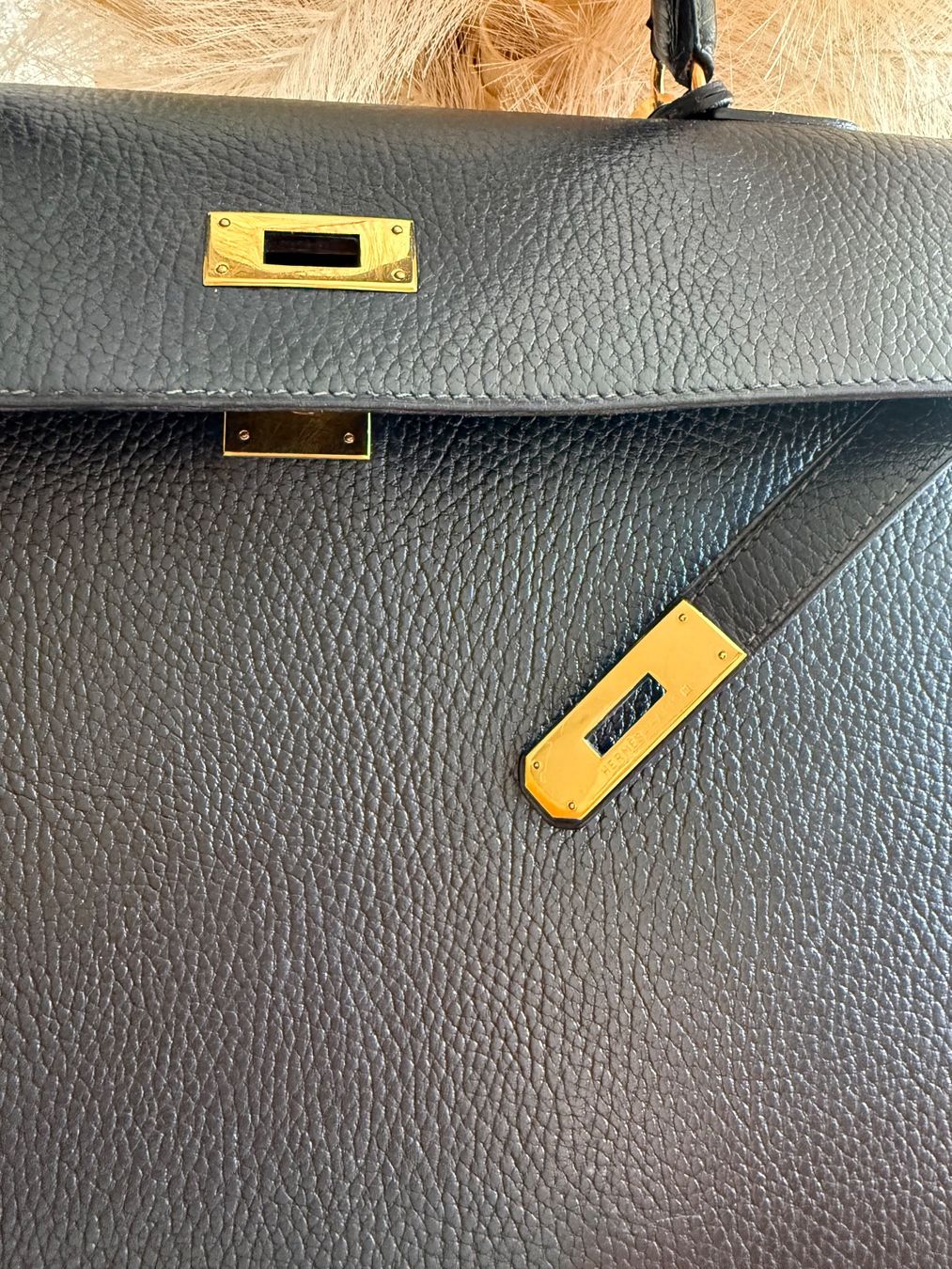 Hermès Taschen für Damen: Hermès Kelly 35 / black Ardennes leather – Gebraucht aus Olten von ale_nb2x 7