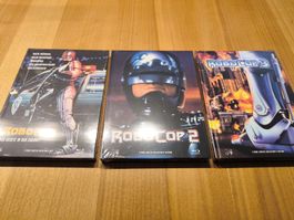 Robocop 1-3 Mediabook's Neu und OVP! Blu-Ray Uncut & Rar!