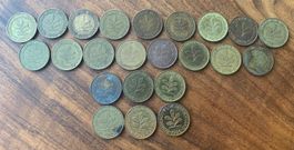 Deutschland 10 Pfennig Lot / 23 Stk. / ab 1950