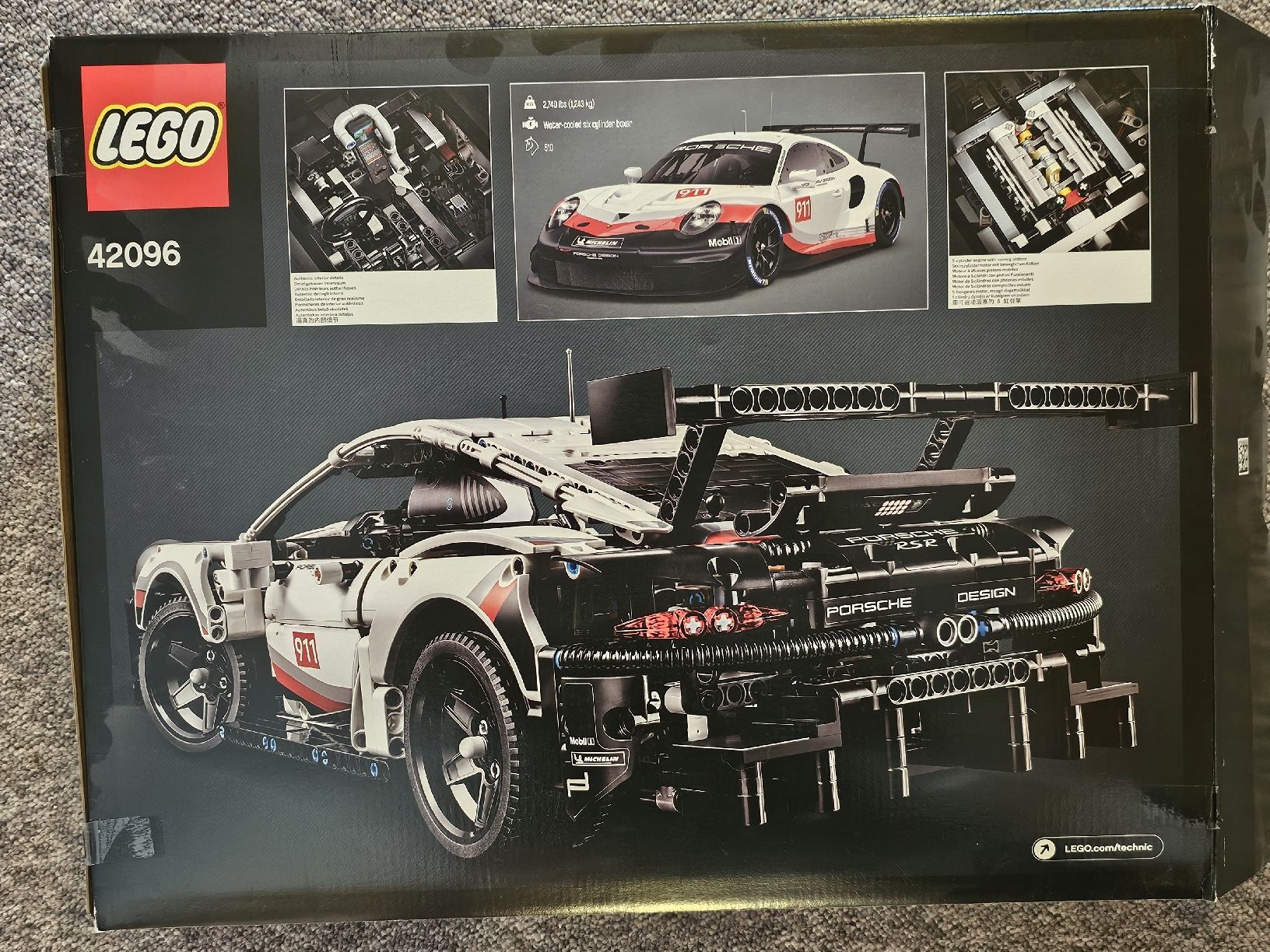 Lego Baukästen: Lego Technic Set 42096 Porsche 911 RSR – Gebraucht aus Beringen von  1