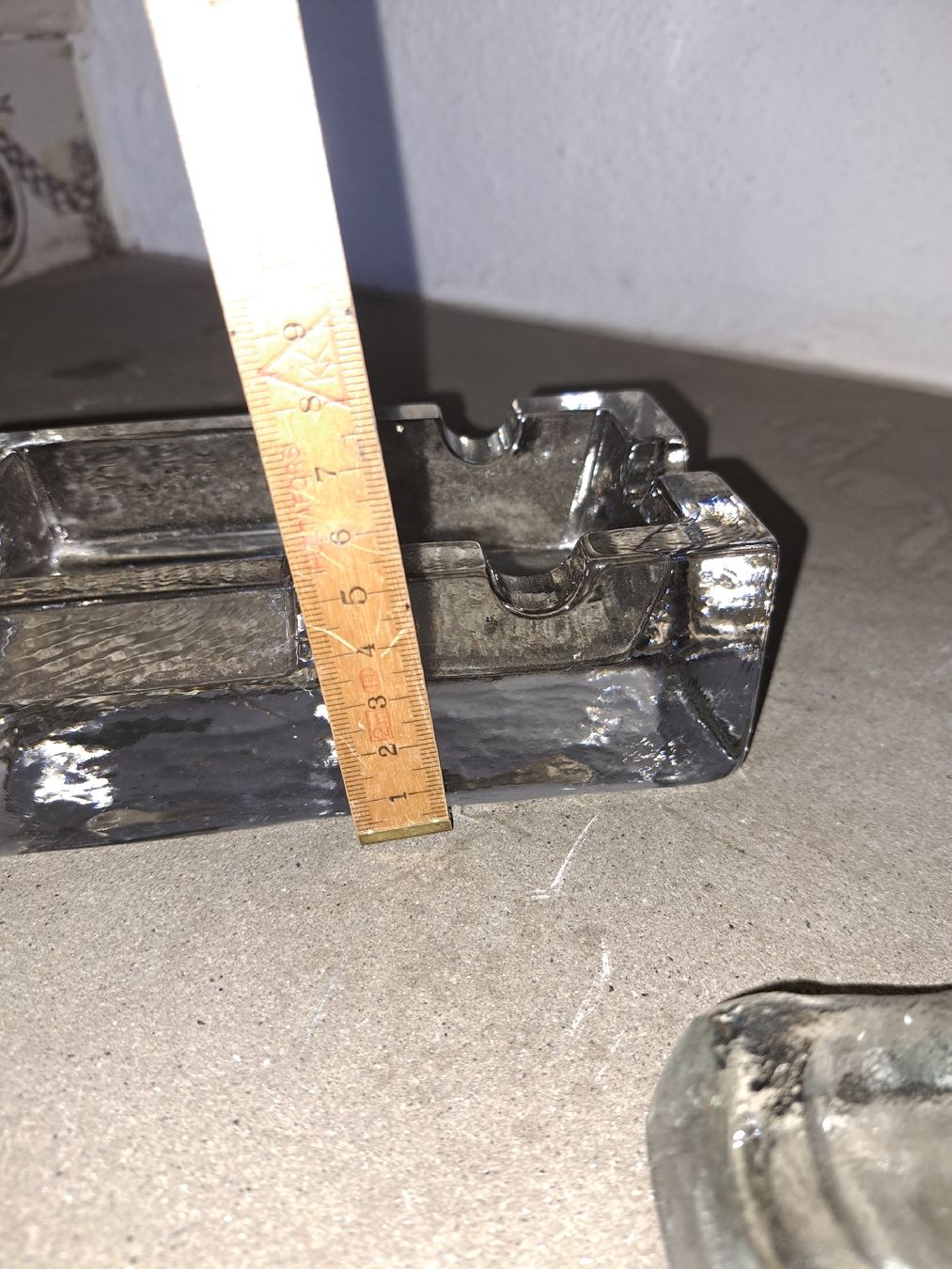 Portacenere: Aschenbecher u.Pfeifenhalter GLAS – Usato da Kölliken venduto da Upcycling-by-Mc-TAM 3
