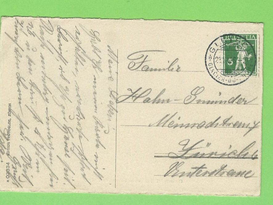 Cartoline postali: Gletsch le Glacier du Rhône – Usato da Zürich venduto da t24_de 1