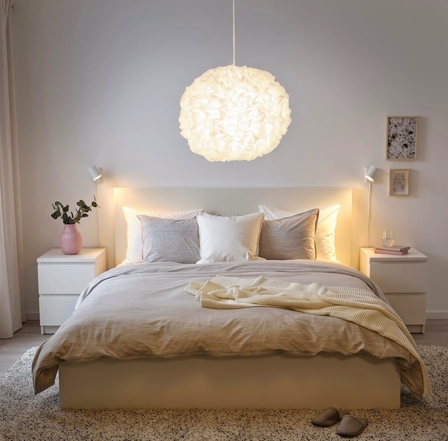 Ikea Kronleuchter & Deckenlampen: VINDKAST Hängeleuchte weiß Durchmesser 50cm – Neu und originalverpackt aus Basel von Seifehuesli 3