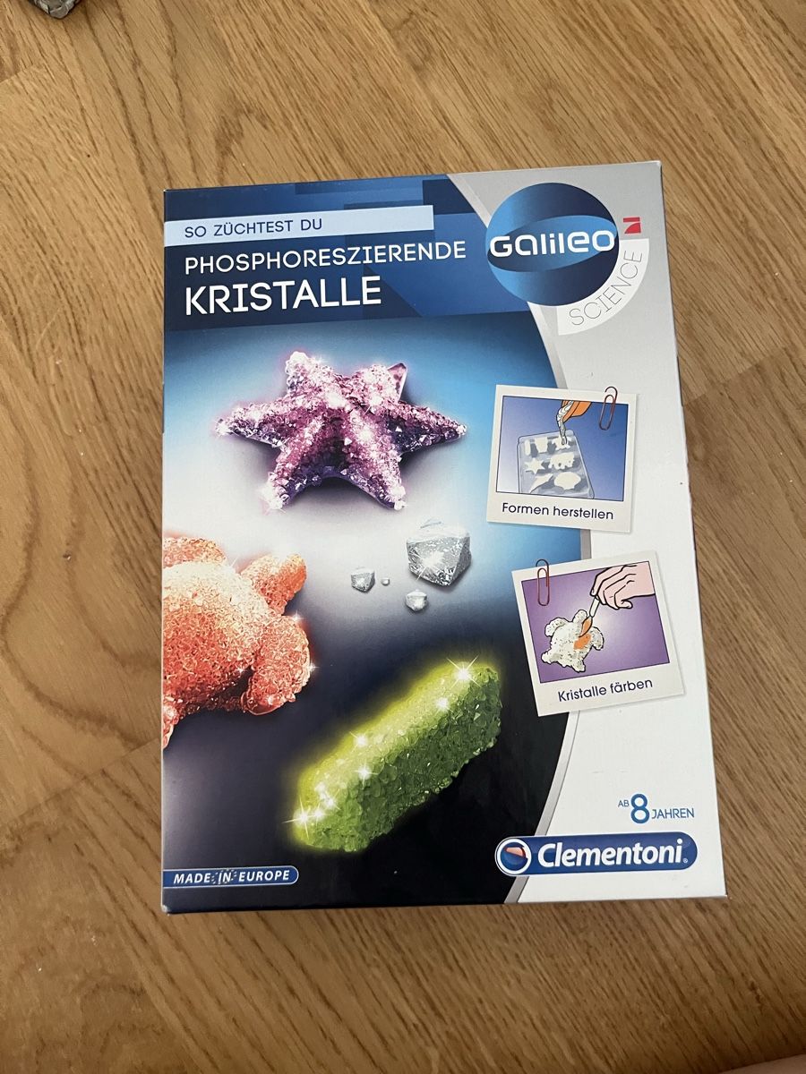 Bastelsets: Phosophoreszierende Kristalle  – Neu und originalverpackt aus Oberdorf SO von retowolf