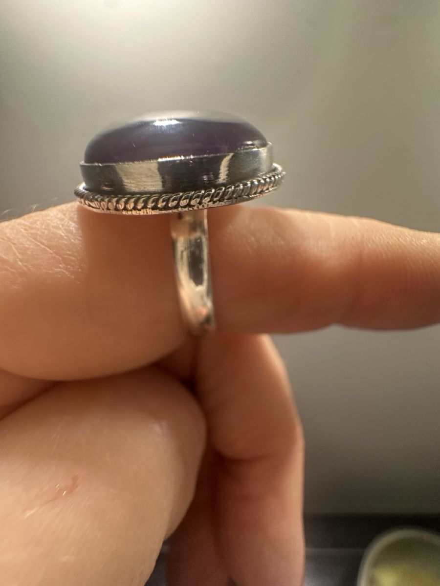 Ringe: Amethyst Silber Ring – Neu und originalverpackt aus Kriens von Hortensie6 2